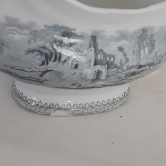 Unique vintage blue pattern gravy bo… - Picture 6 of 8